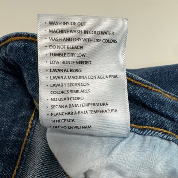 KanCan Ankle Skinny Jeans 9/26 High Rise Distress Blue Dark Wash Phoenix KC8567D - Picture 13 of 14